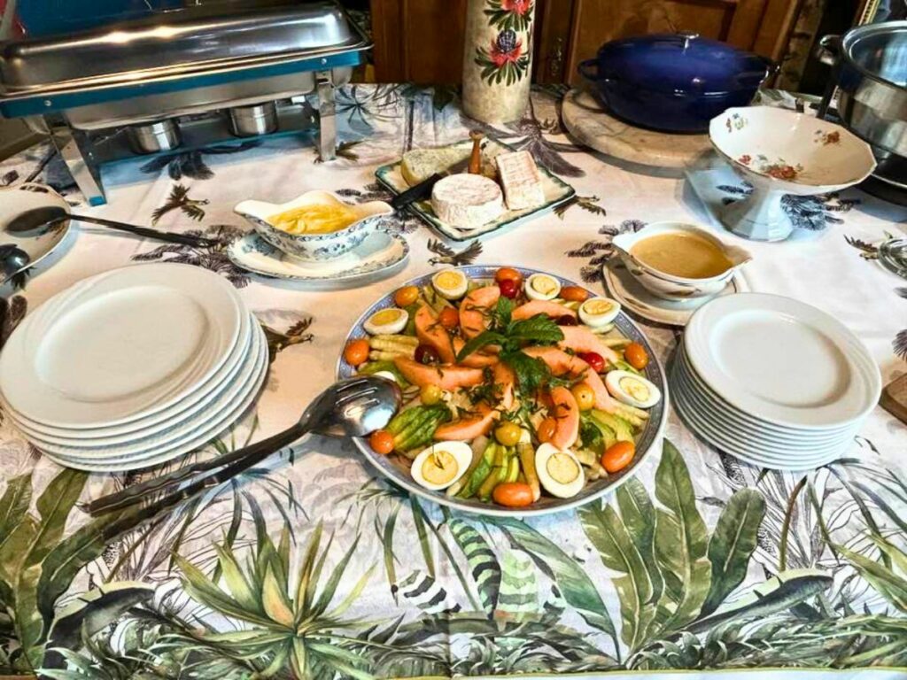 salade fraîcheur table d'hôtes