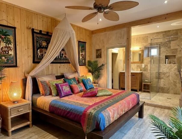 chambre décoration thailande